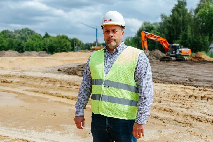 Kierownik Projektu, Norbert Wnuk. Fot. Balzola Polska